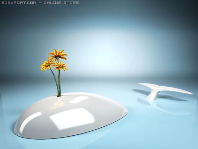 whale vase 3D Model .c4d .max .obj .3ds .fbx .stl .blend 