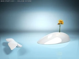 whale vase 3D Model