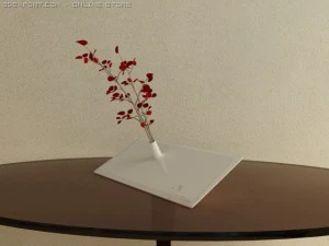 vase on a support 3D Model
