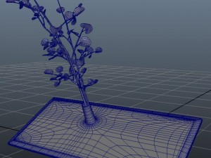 vase on a support 3D Model