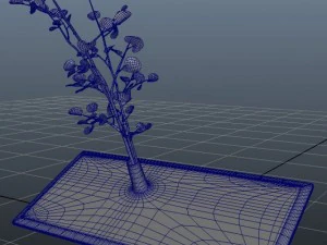 vase on a support 3D Model