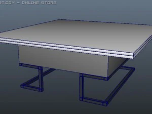 square table 3D Model