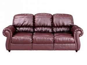 sofa red leather 3D Model