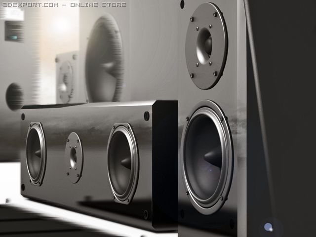 speakers cortlands600 3Dモデル .c4d .max .obj .3ds .fbx .stl .blend 