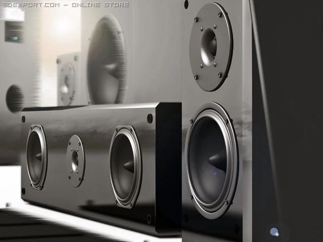 speakers cortlands600 3D Model .c4d .max .obj .3ds .fbx .stl .blend 