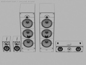 speakers cortlands600 3Dモデル
