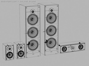 speakers cortlands600 3Dモデル