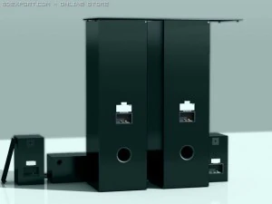 speakers cortlands600 3D Model