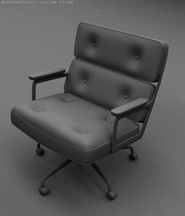 offilce chair 3D Model .c4d .max .obj .3ds .fbx .stl .blend