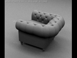 armchair 3Dモデル