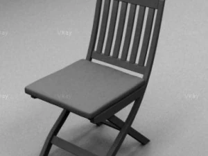 common kitchen chair 3D Model