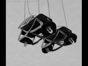 studio light fixture Modèle 3D