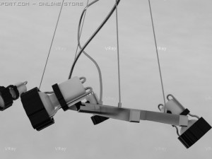 studio hanging light fixture Modèle 3D