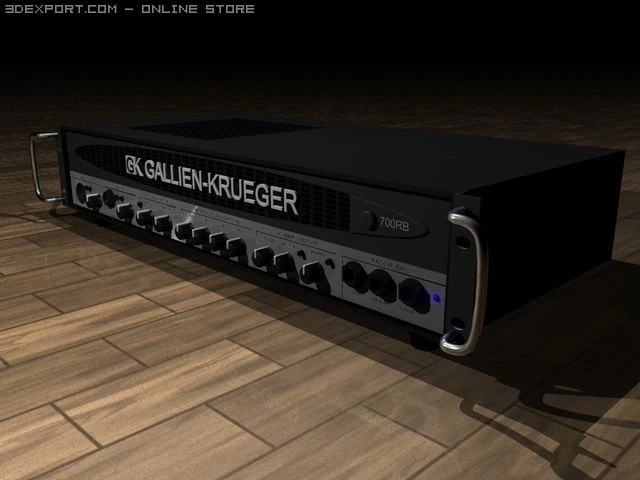 gallienkrueger bass amp 3D Model .c4d .max .obj .3ds .fbx .stl .blend