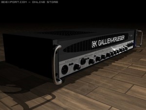 gallienkrueger bass amp 3D 模型