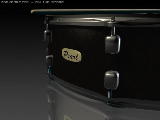 pearl snare 3D Model .c4d .max .obj .3ds .fbx .stl .blend 