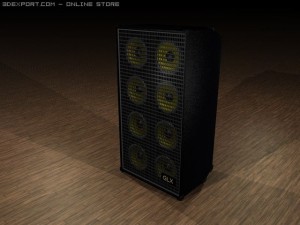 gallienkrueger 810 goldline cab 3D Модель