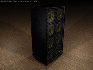 gallienkrueger 810 goldline cab 3Dモデル