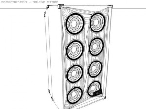 gallienkrueger 810 goldline cab 3Dモデル