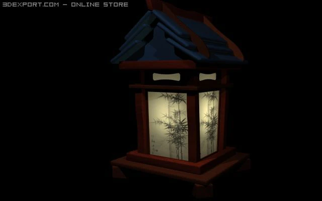 lantern 3D Model .c4d .max .obj .3ds .fbx .stl .blend