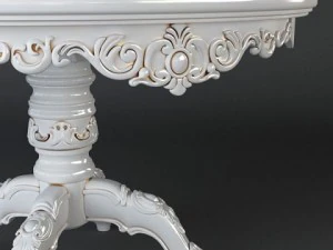 classic table  high quality 3D Model