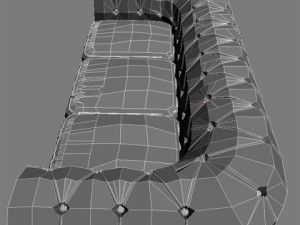 leather sofa relotti armando Model 3D