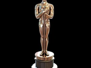 patung penghargaan oscar academy Model 3D