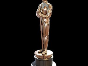 oscar academy award statuette Modello 3D