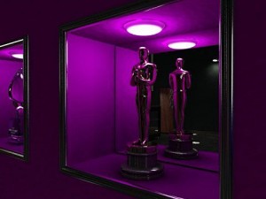 oscar academy award statuette Modello 3D