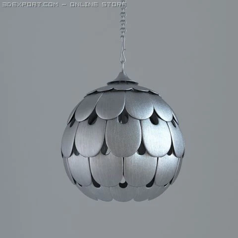 contemporary ceiling light fixture 3D Model .c4d .max .obj .3ds .fbx .stl .blend 