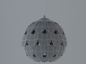 contemporary ceiling light fixture Modelo 3D
