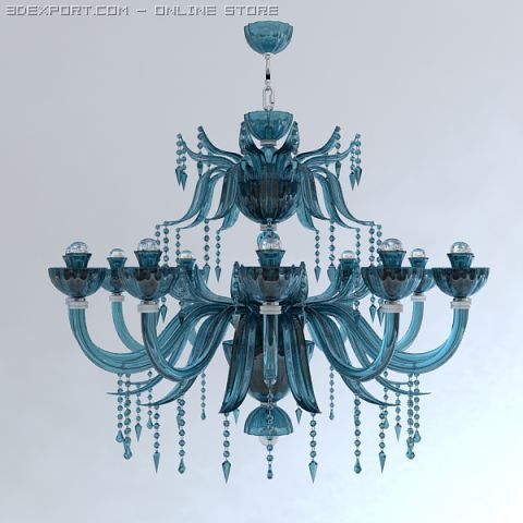 classic ceiling light 3D 模型 .c4d .max .obj .3ds .fbx .stl .blend 