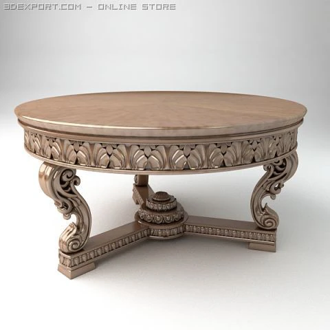a coffee table 3D Model .c4d .max .obj .3ds .fbx .stl .blend 