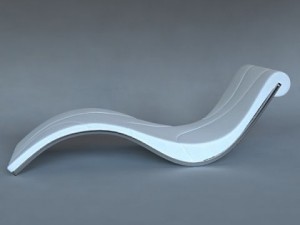 plank bed Modello 3D