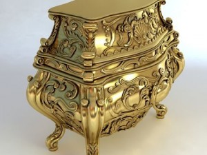 baroque cornelio cappellini bombe chest 3D 模型