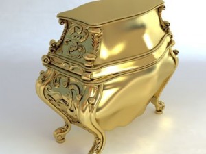 baroque cornelio cappellini bombe chest 3D 模型