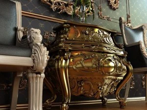 巴洛克式的 Cornelio cappellini 炸弹箱 3D 模型