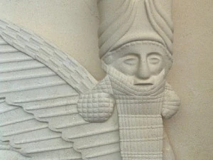 assyrian bas relief sculpture centaur 3D Model