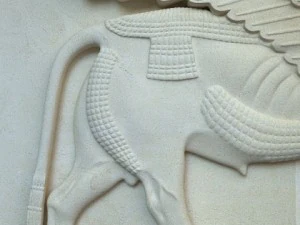 assyrian bas relief sculpture centaur 3D Model