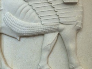 assyrian bas relief sculpture centaur 3Dモデル