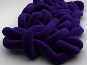 boa designer sofa by edra 3D Model