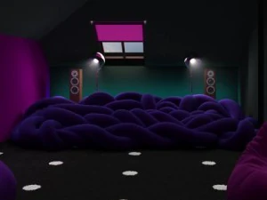 boa designer sofa by edra 3D Model