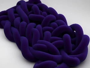 boa designer sofa by edra 3D Model