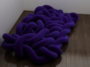 boa designer sofa by edra 3D Model