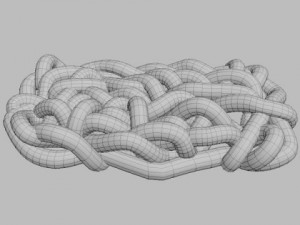 boa designer sofa by edra Model 3D