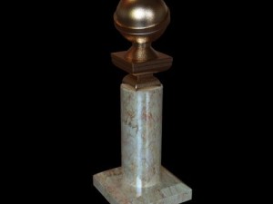 golden globe award trophy 3D Model