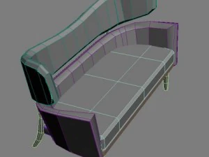 settee 3D Model