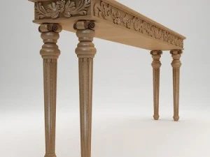 Konsolentisch im klassischen Stil 3D Modell