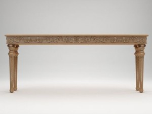 classical style console table 3D मॉडल