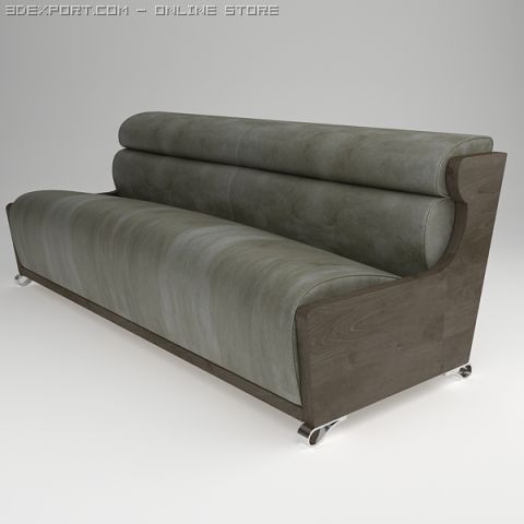 sofa contemporary style 3D Model .c4d .max .obj .3ds .fbx .stl .blend 